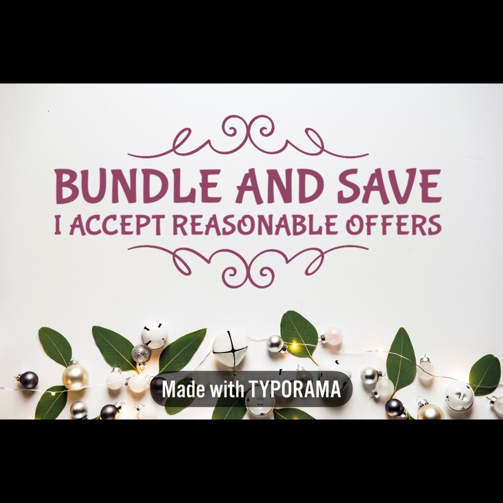 Create your bundle today and save !!